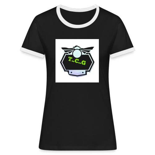 Cool gamer logo - Women's Ringer T-Shirt