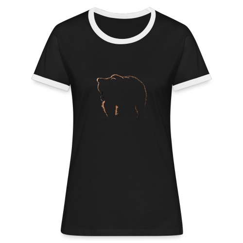 Bär - Frauen Kontrast-T-Shirt