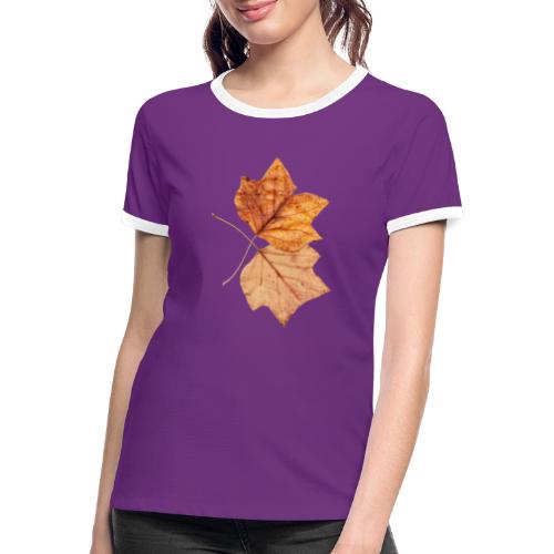 leaves - Women's Ringer T-Shirt