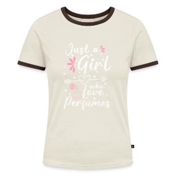 Parfum Luxe Lover Fragrance - T-shirt contrasté Femme - bleu/blanc - Devant