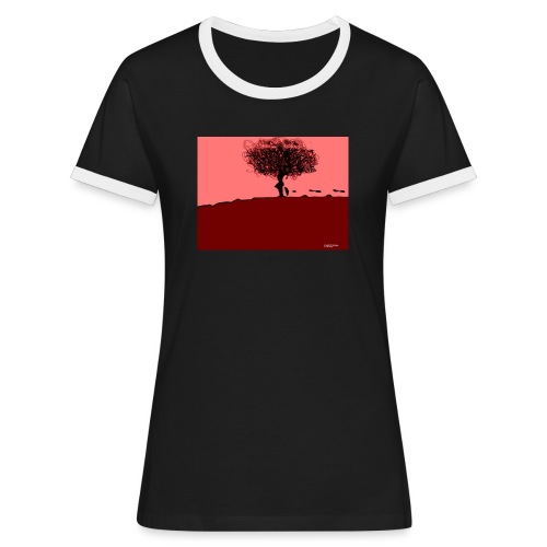 albero_0001-jpg - Maglietta Contrast da donna