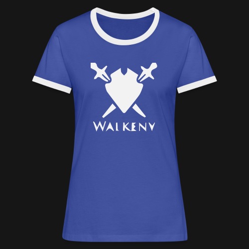 Walkeny Schwert Logo! - Frauen Kontrast-T-Shirt