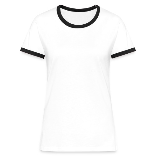 Depå Maffia vitt tryck - Kontrast-T-shirt dam