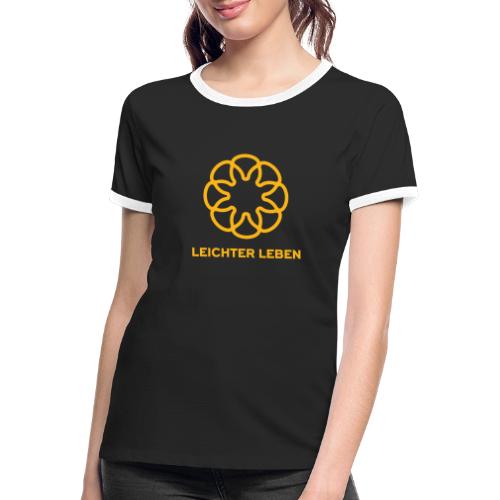LL Logo - Frauen Kontrast-T-Shirt