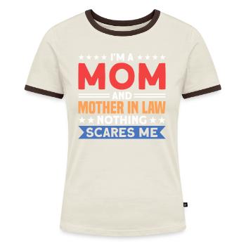 Schwiegermutter Schwiegermutter Mutter - Frauen Kontrast-T-Shirt - Blau/Weiß - Vorne