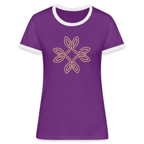 Knoten Schwieck - Frauen Kontrast-T-Shirt