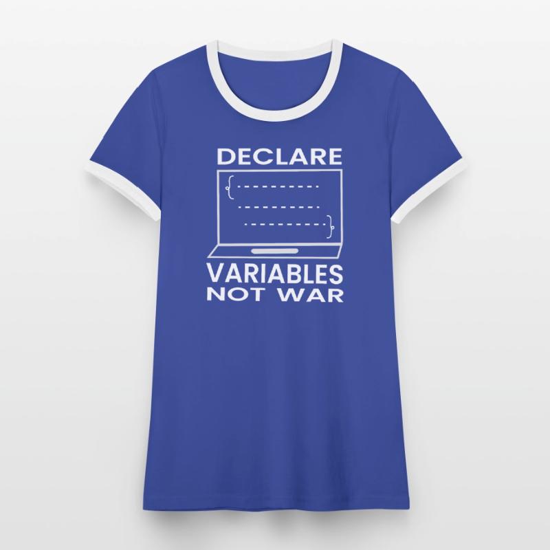 Software Developer Programmer Gift Women's Ringer T-Shirt