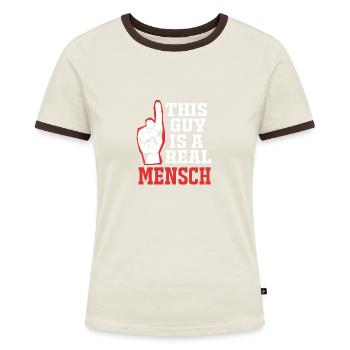Hanukkah - Women's Ringer T-Shirt - blue/white - Front
