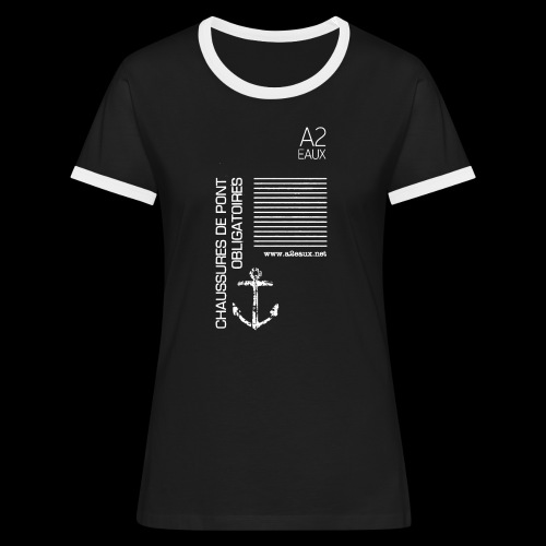A2 Original #01 - T-shirt contrasté Femme