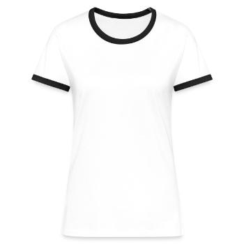 Undercover Agent Chill – Capybara - Women's Ringer T-Shirt - blue/white - Front