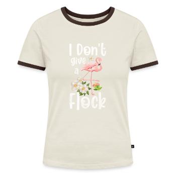 Mir Egal Attitude Gleichgültigkeit - Frauen Kontrast-T-Shirt - Blau/Weiß - Vorne