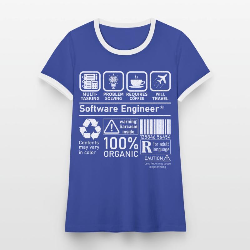 software engineer multi tasking problem solving Frauen Kontrast-T-Shirt