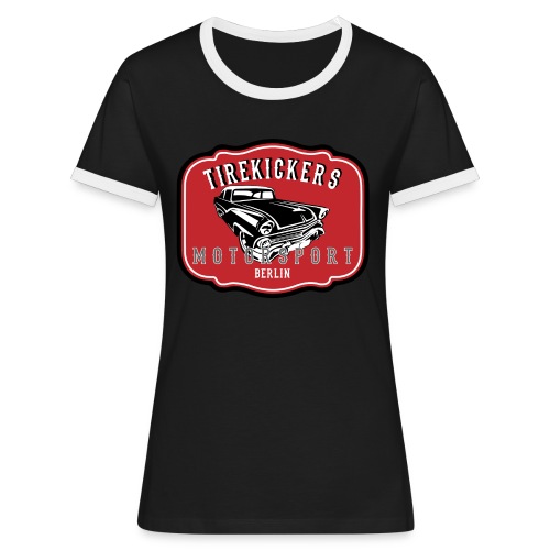 TIREKICKERS Motorsport - Frauen Kontrast-T-Shirt