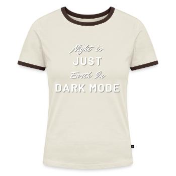 Informaticien programmeur It Coding - T-shirt contrasté Femme - bleu/blanc - Devant