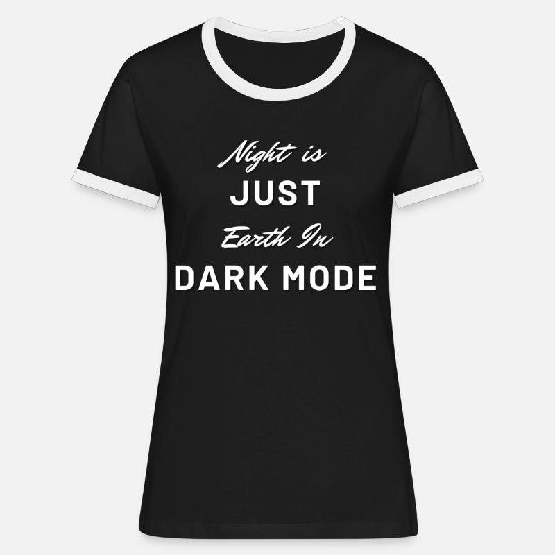 Computer scientist Programmer It Coding - Women's Ringer T-Shirt - black/white