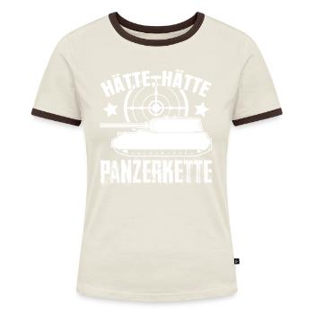 Panzergrenadier Feldjäger Panzer Soldat - Women's Ringer T-Shirt - blue/white - Front