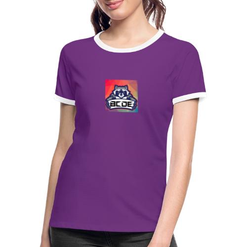 bcde_logo - Frauen Kontrast-T-Shirt
