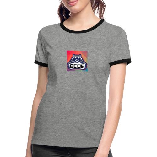 bcde_logo - Frauen Kontrast-T-Shirt