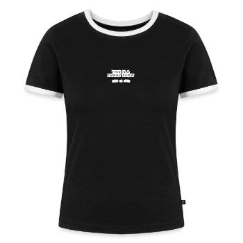 Harry a dit - T-shirt contrasté Femme - noir/blanc - Devant - Selfina (174cm)