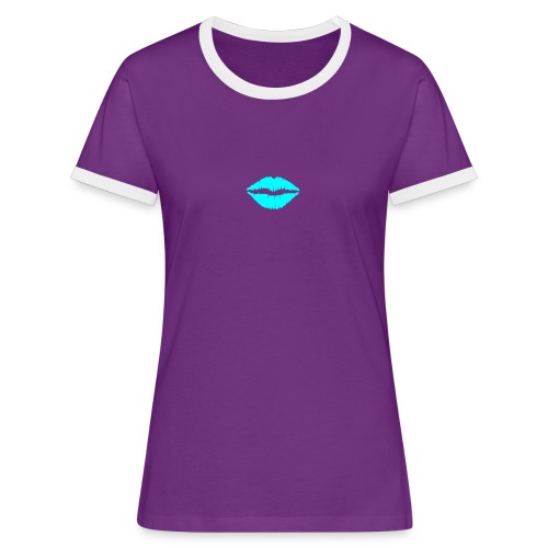 Blue kiss - Women's Ringer T-Shirt