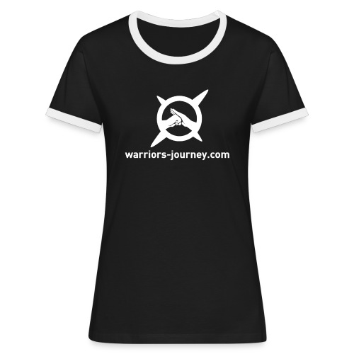 ziper logo 2 png - Frauen Kontrast-T-Shirt