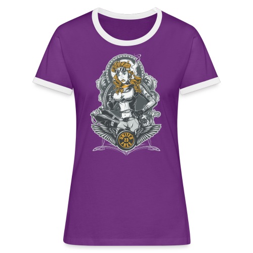SchrauberLadies Gear [Reverse Design] - Frauen Kontrast-T-Shirt