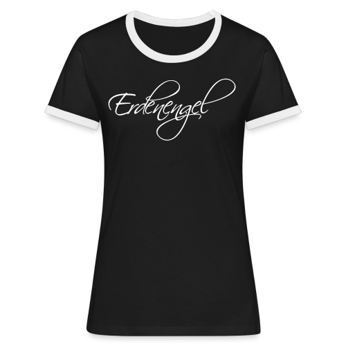 Erdenengel (Flügel am Rücken) - Frauen Kontrast-T-Shirt