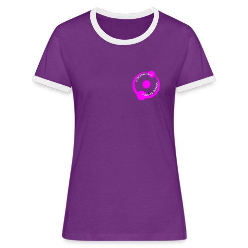 logo fitboxing blanc - T-shirt contrasté Femme