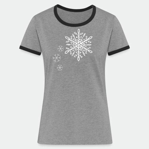 Snowflakes arc - Women's Ringer T-Shirt