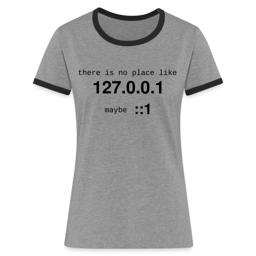 127-0-0-1-::1 - T-shirt contrasté Femme
