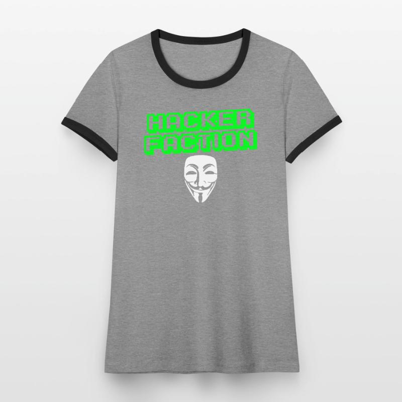 Programmierer Coder Software Entwickler Frauen Kontrast-T-Shirt