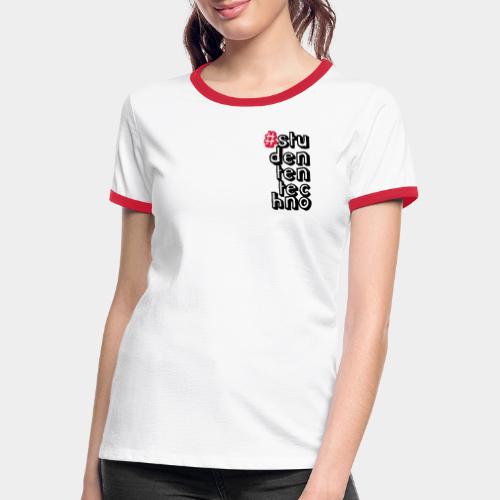 #studententechno - Frauen Kontrast-T-Shirt