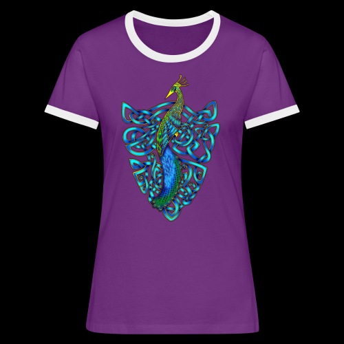 Peacock - Women's Ringer T-Shirt