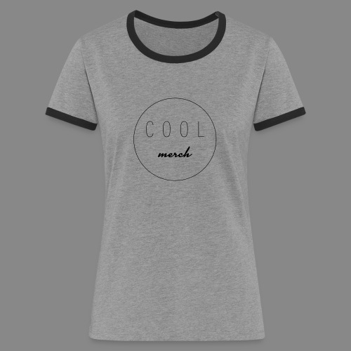 Cool Merch - Kontrast-T-shirt dam