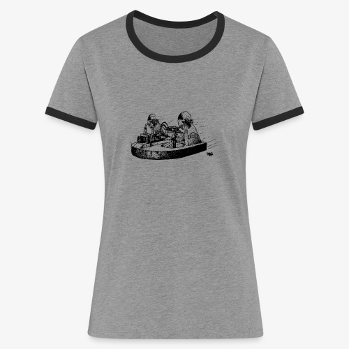 TINY WHOOV - DRAWING - T-shirt contrasté Femme