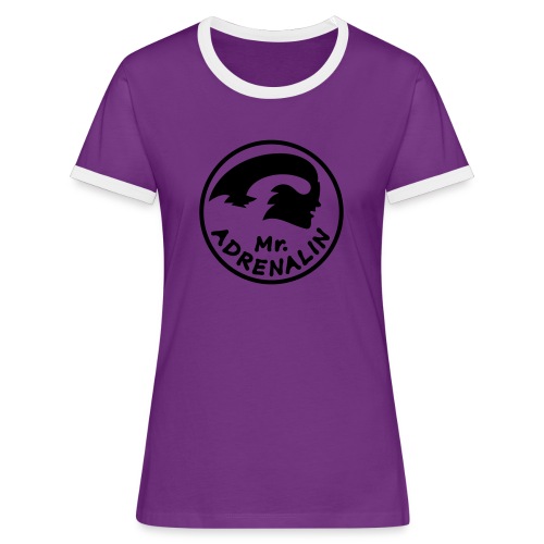 mr_adrenalin_velo_r - Frauen Kontrast-T-Shirt