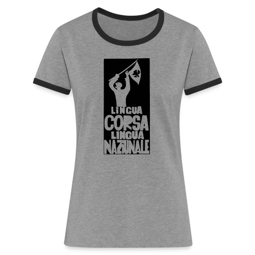 lingua corsa - T-shirt contrasté Femme