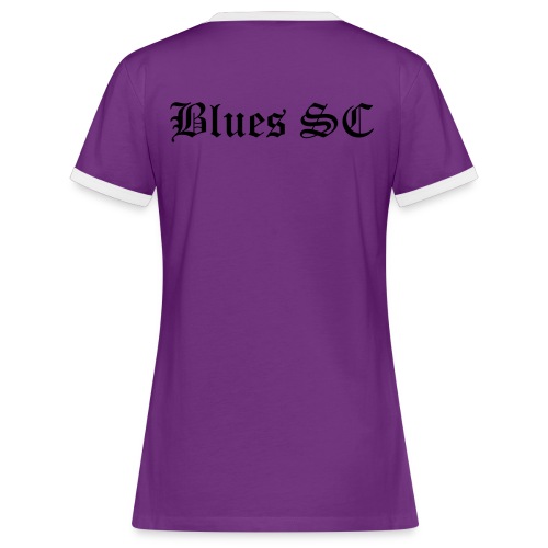 Blues SC - Kontrast-T-shirt dam