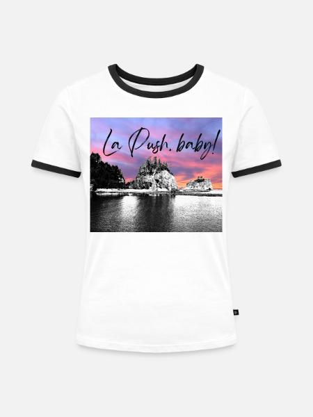 La Push, baby! Illustration - Frauen Kontrast-T-Shirt - Weiß/Schwarz