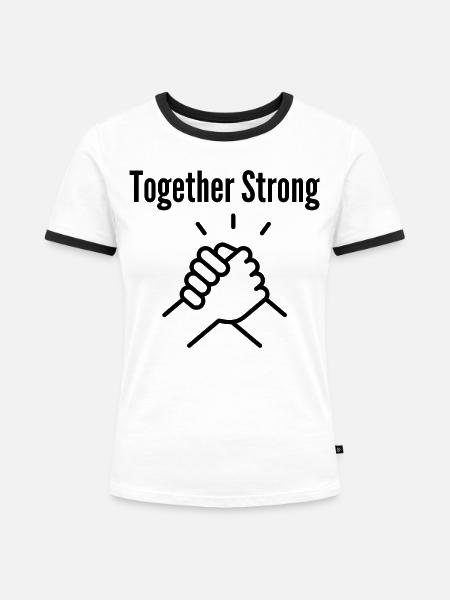 Save the Planet 7 - Frauen Kontrast-T-Shirt - Weiß/Schwarz
