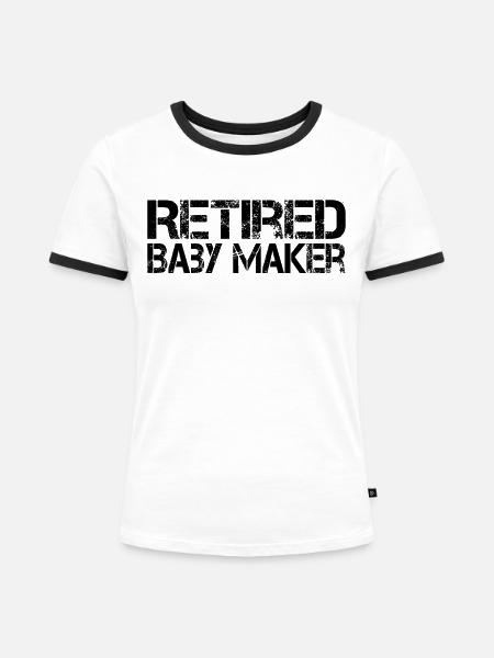 Vasektomie Operation - Frauen Kontrast-T-Shirt - Weiß/Schwarz