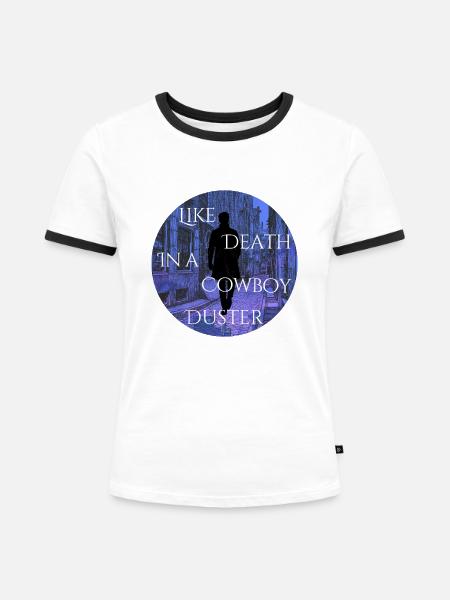 Rose Vampire Academy - Frauen Kontrast-T-Shirt - Weiß/Schwarz