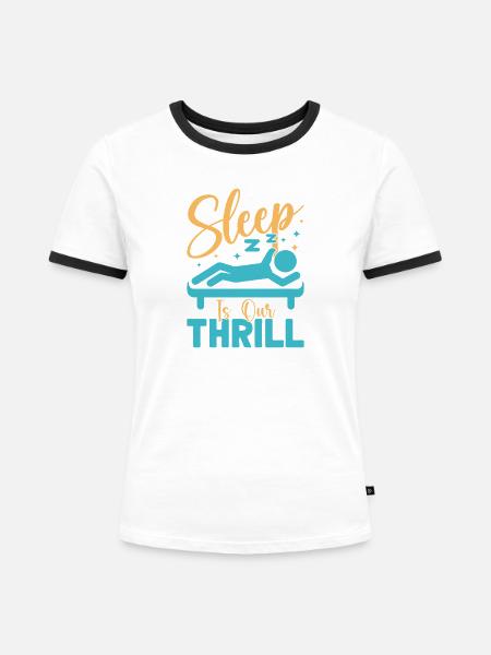 Anesthesiologist Our Thrill Anesthesia - Frauen Kontrast-T-Shirt - Weiß/Schwarz