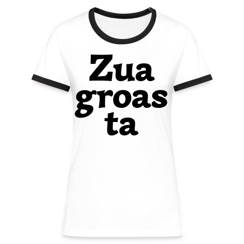 Zuagroasta - Frauen Kontrast-T-Shirt