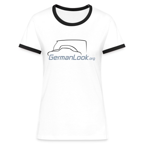 logo GL blanc - T-shirt contrasté Femme