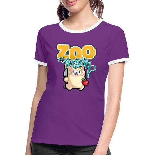 ZooKeeper Apple - Women's Ringer T-Shirt