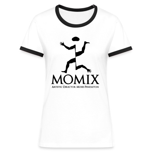 MomixLogo Back - Maglietta Contrast da donna
