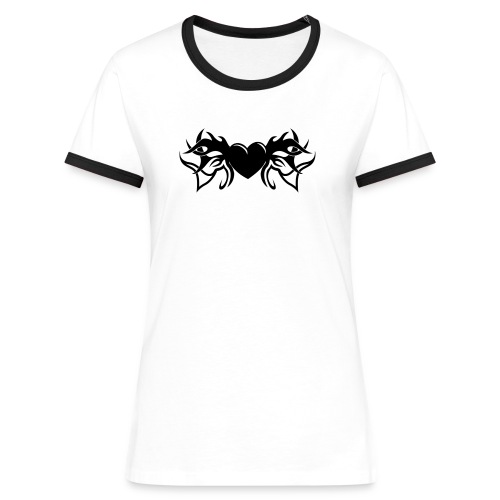 coeurtribal04 - T-shirt contrasté Femme