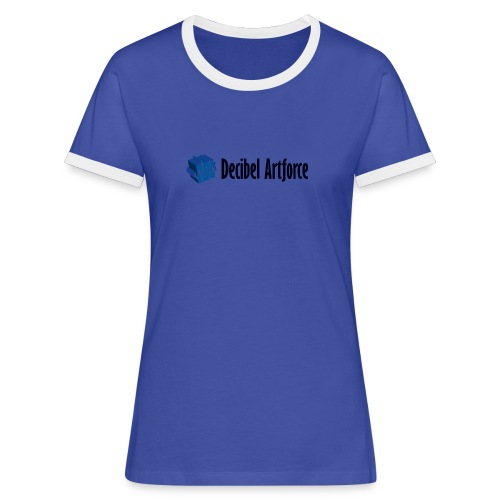 Decibel Artforce Logo (transparent) - Frauen Kontrast-T-Shirt