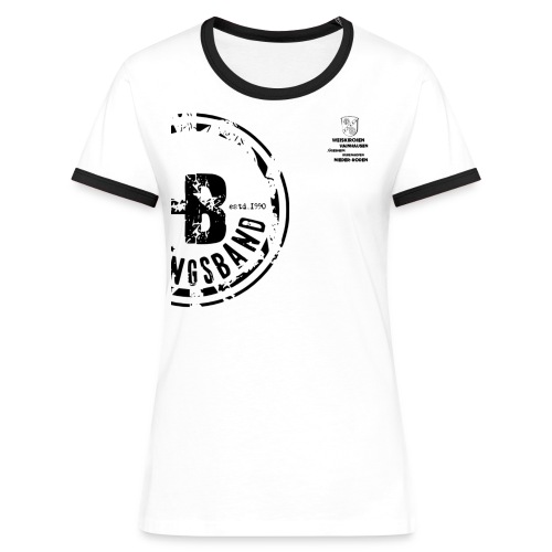 TEAM RODGAU - Frauen Kontrast-T-Shirt